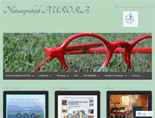 Tablet Screenshot of natuurpraktijkaurora.com
